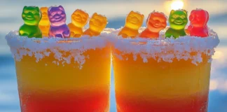 Gummy Bear Glow Cocktail Gummy Bear Glow