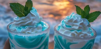 Turquoise Tranquil Drink Turquoise Tranquil